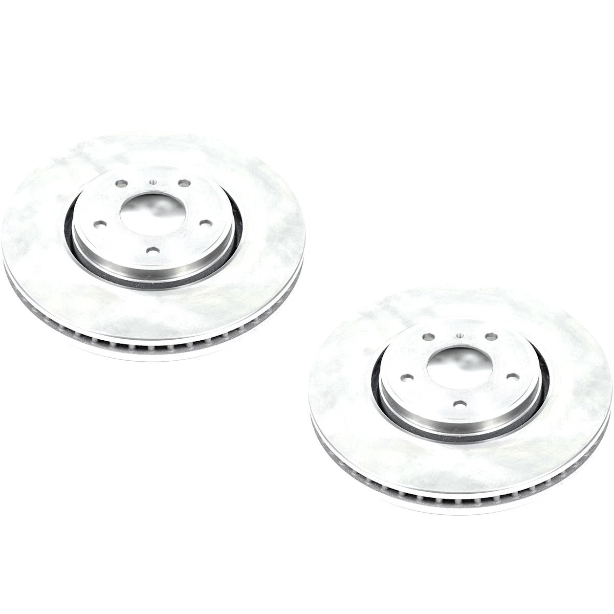 Set of 2 Powerstop Brake Discs Front for INFINITI QX70 FX37 (2006–2014)