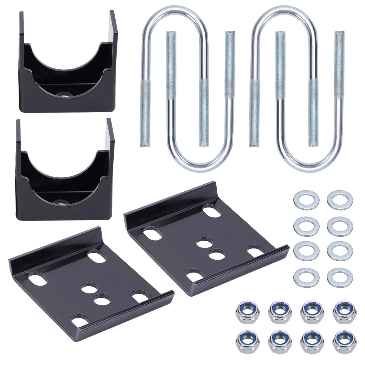 6" Rear Axle Drop Flip Kit with U-Bolts for Dodge Ram D100 D150 (1972–1993)