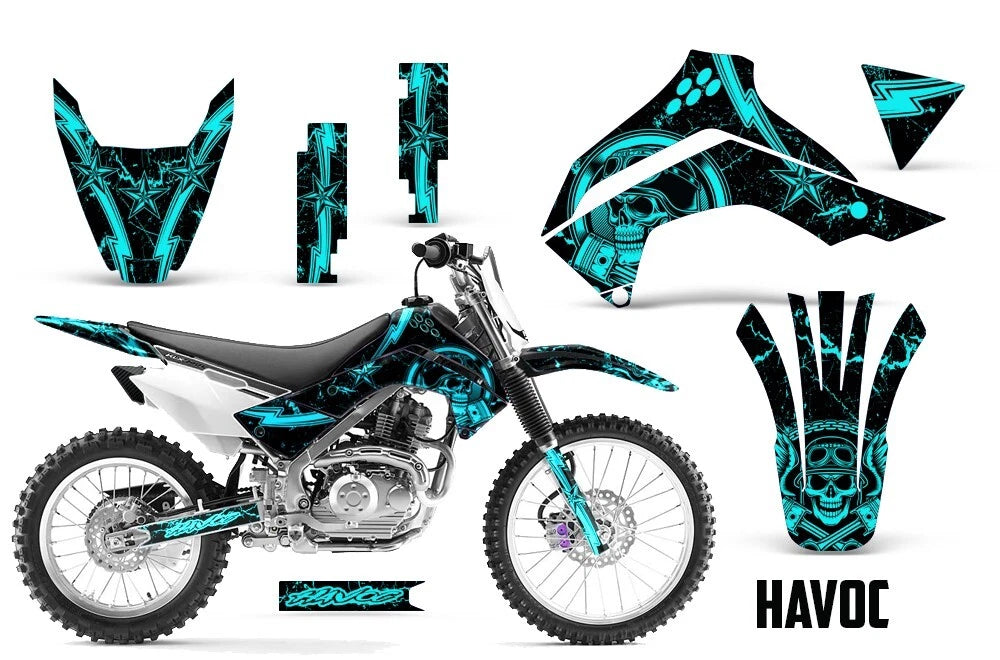Graphic Stickers Decals for Kawasaki KLX140 (2008–2019)