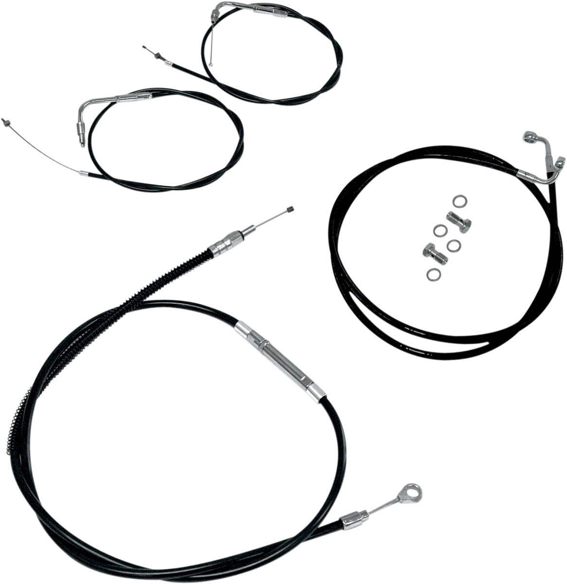 LA Choppers Handlebar Cable/Brake Line Kit for Harley (2015–2017)