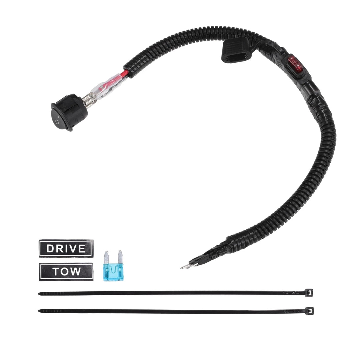 30cm Switched Fuse Bypass Kit for Universal Automotive
