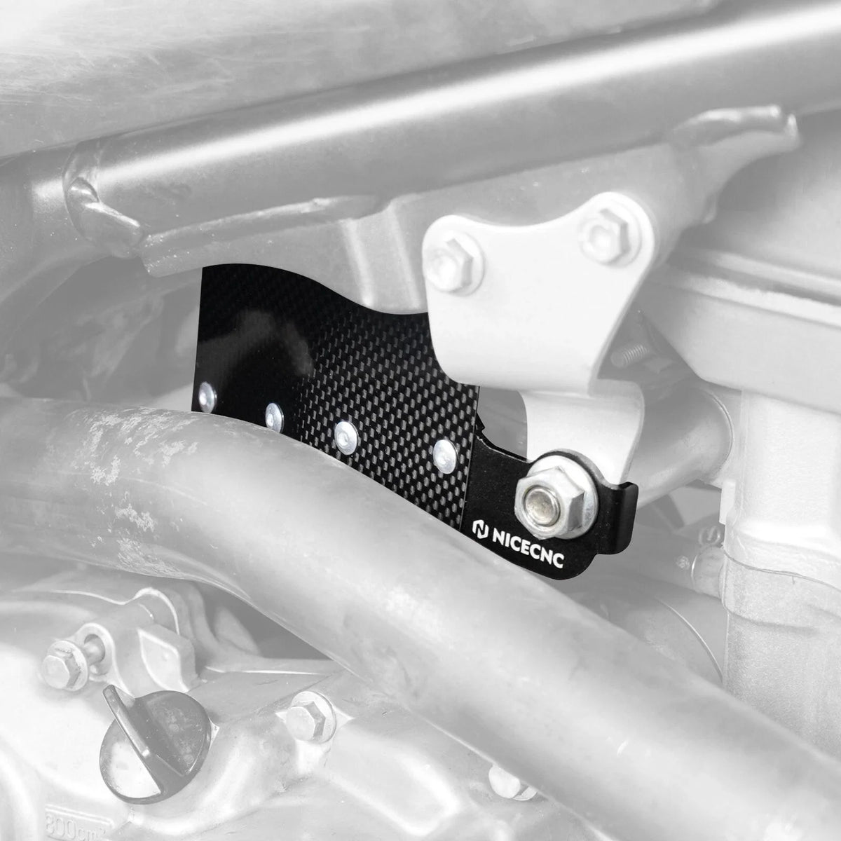 Carburetor Heat Shield Guard for Honda TRX450ER (2006–2014) Black