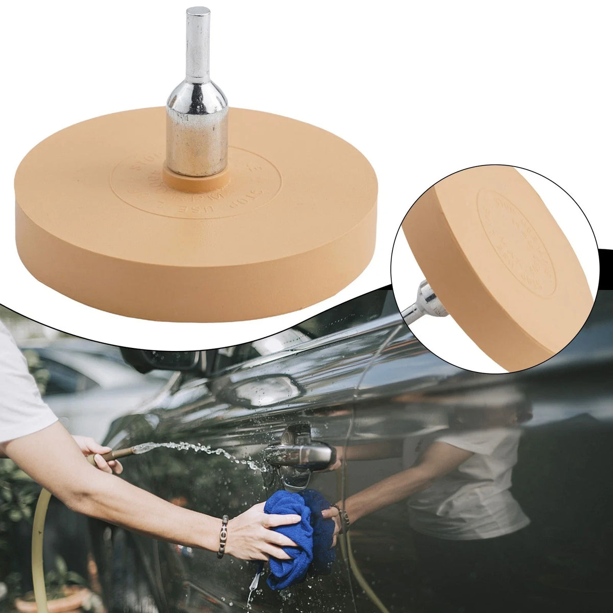 Rubber Eraser Wheel for Electric Drills