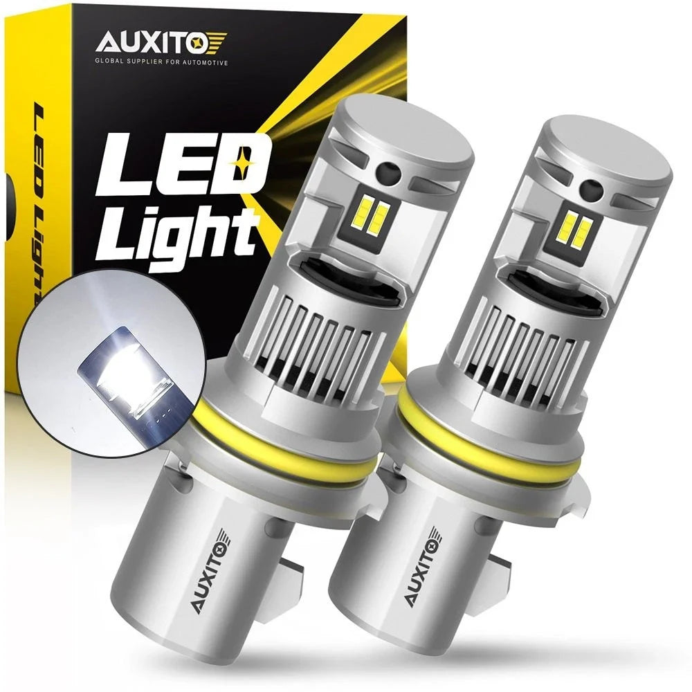 2X 9004 HB1 LED Headlight Conversion Kit 30W 2400LM 6000K for