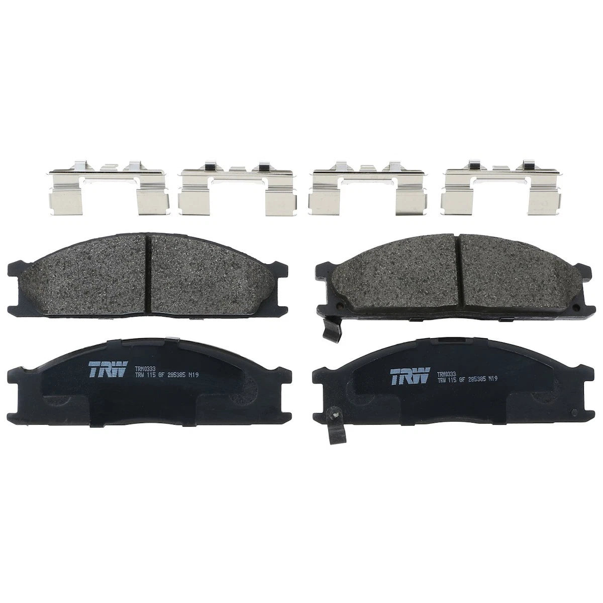 2X Brake Pad Set for Nissan Frontier (1992–2004) TRM0333