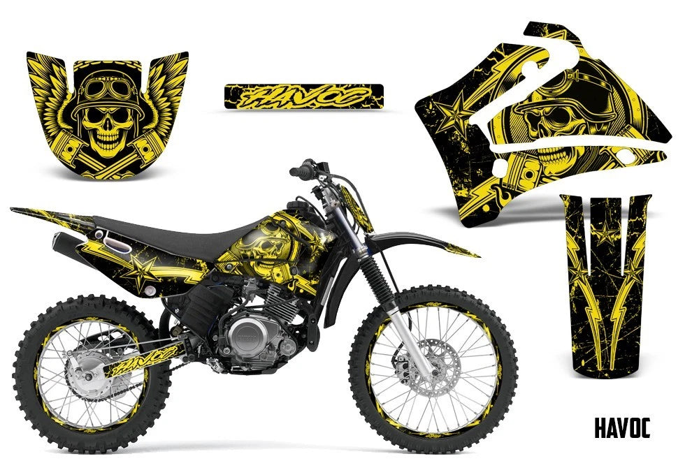 Graphic Stickers +#PLT/RIM Decals for Yamaha TTR125 (2000–2007)