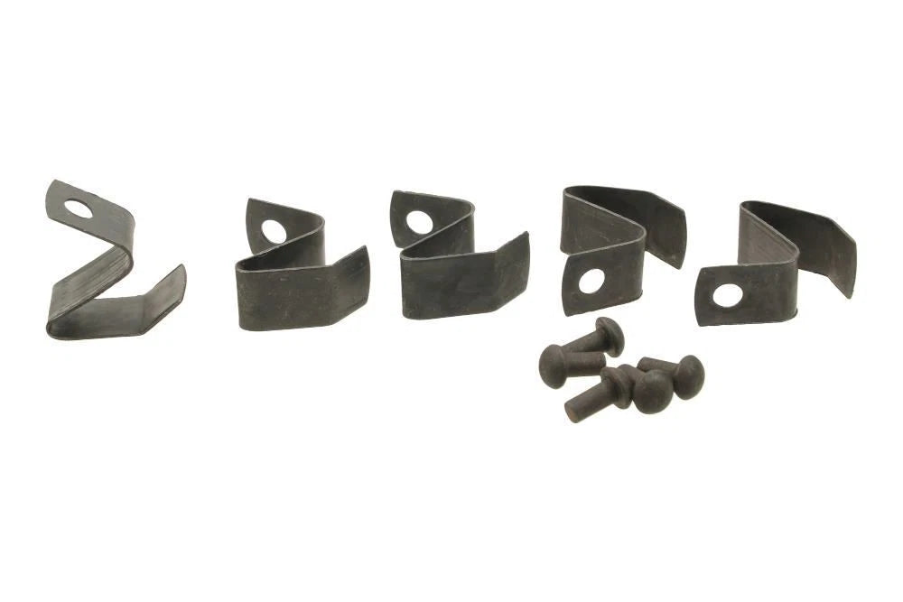 Set of 4 Hub Cap Clips & Rivets for VW T2 Bay (1967–1971) 111698131