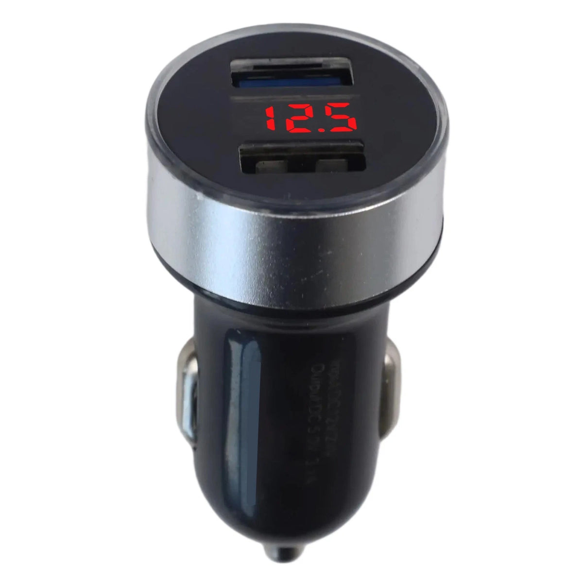 Dual USB Car Charger for Universal Use (LED Display, 31A Output)