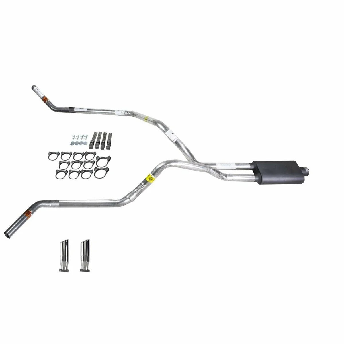 Dual Exhaust Pipe for Dakota (1997–2005) with Flowsound Muffler