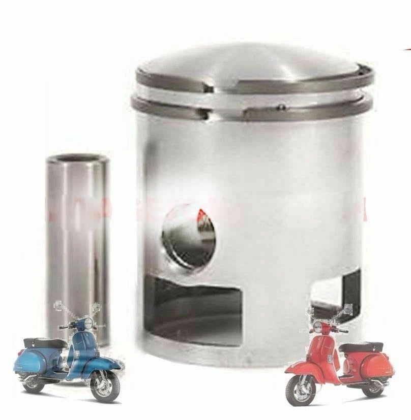 Piston Assembly with Ring & Circlip for Vespa PX LML Star Stella (58mm)