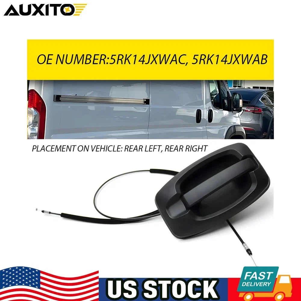 Sliding Door Handle with Cable for Ram ProMaster 1500 2500 3500 (2014–2022)