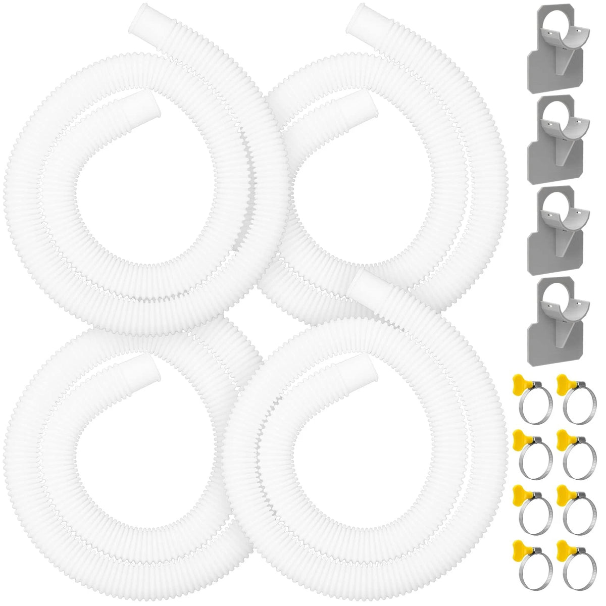Set of 4 Replacement Hoses for 1.25 Inch Diameter (59 Length)