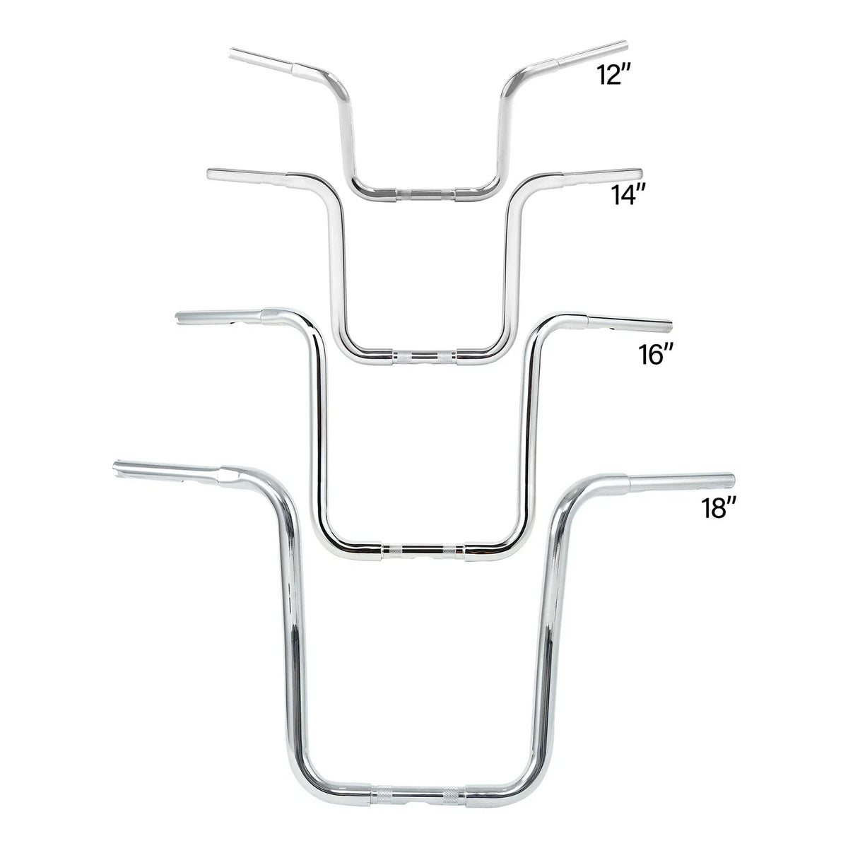 Ape Hanger Handlebar 1 1/4" for Harley Heritage Softail (12''/14''/16''/18'')