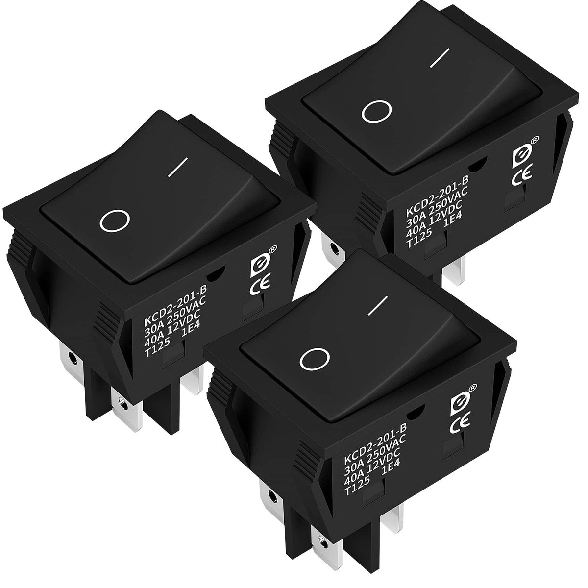 Rocker Switch 40A 12V DC 4 Pin for Automotive Applications