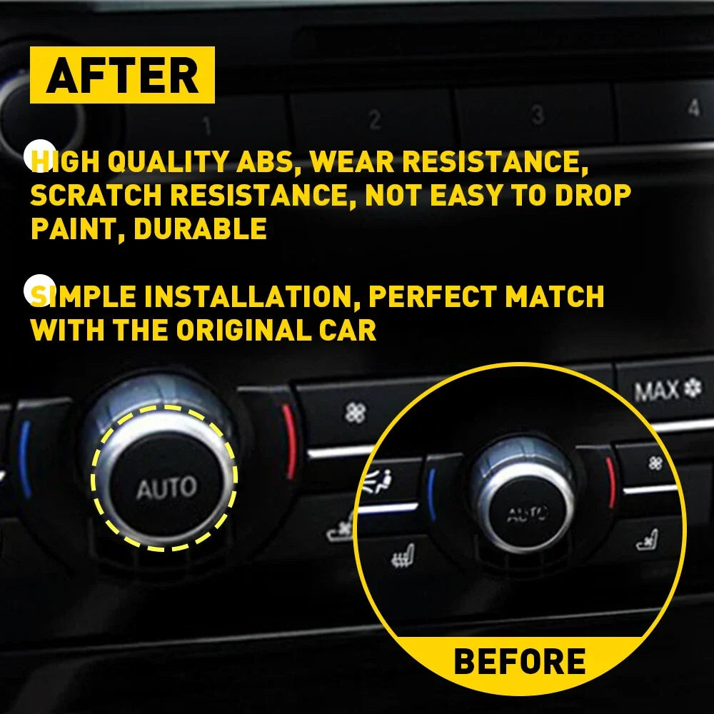 AC Climate Control Knob Cover for BMW X5 X6 (2014–2019)