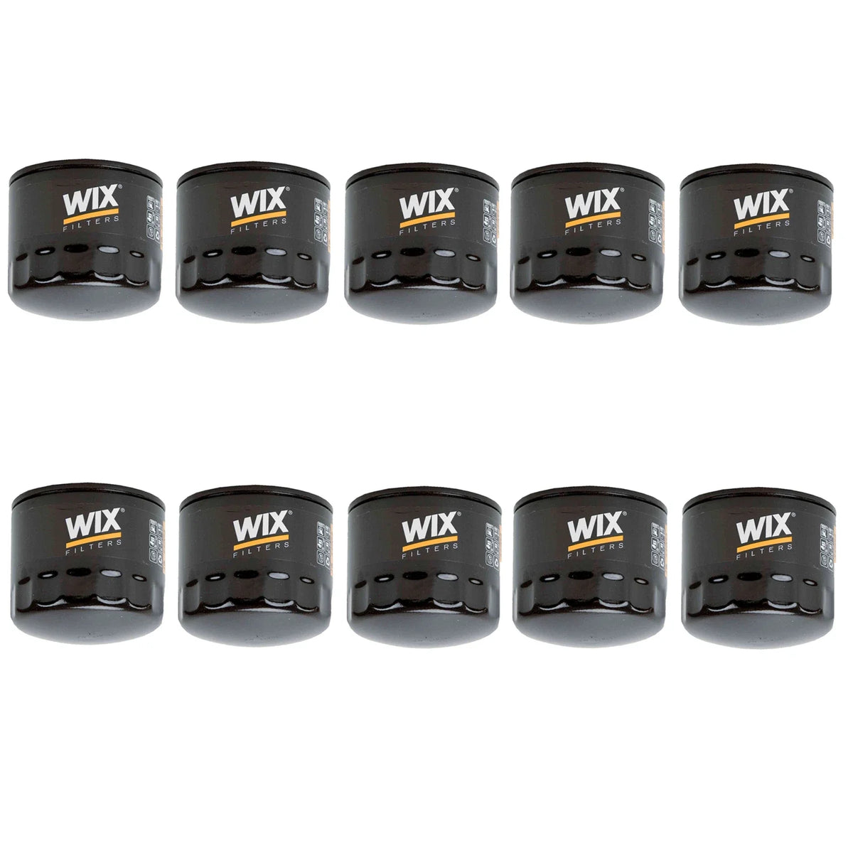 Set of 10 Wix 51064 Engine Oil Filters for (Spin-On)