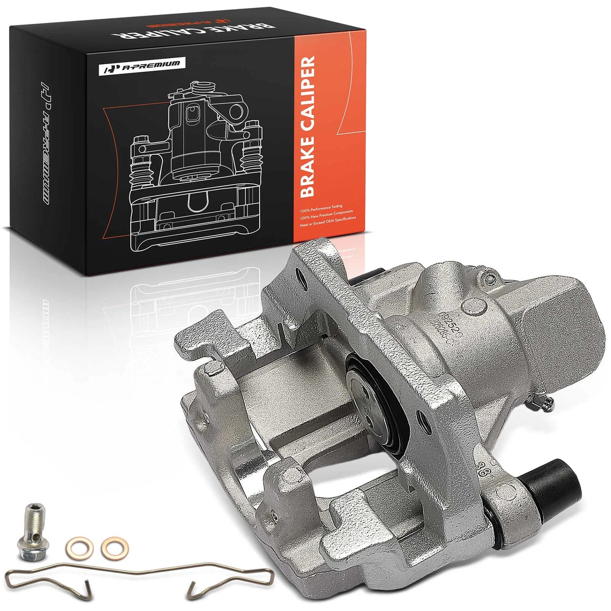 A-Premium Rear Right Brake Caliper with Bracket for Ford Transit Connect (2014–2017)