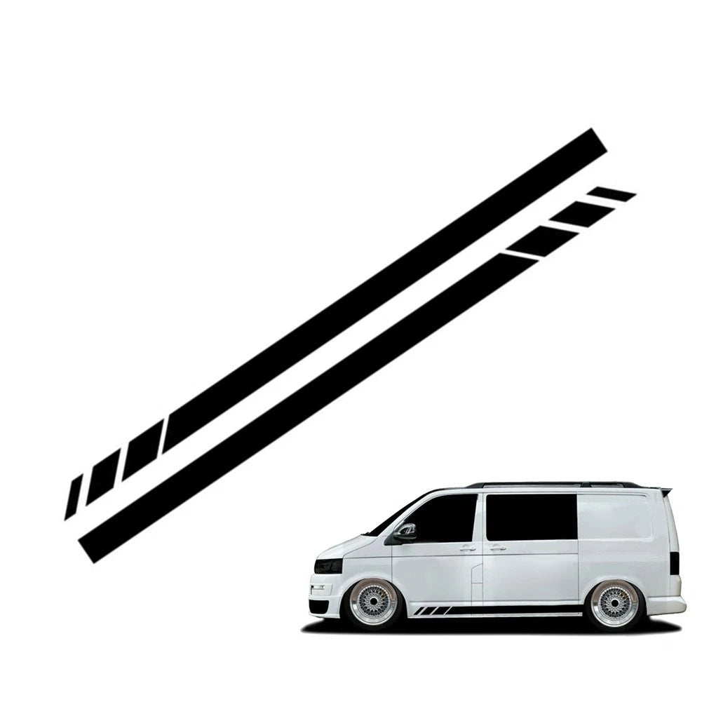 2X Side Stripes Sticker Decals for Transporter T4 T5