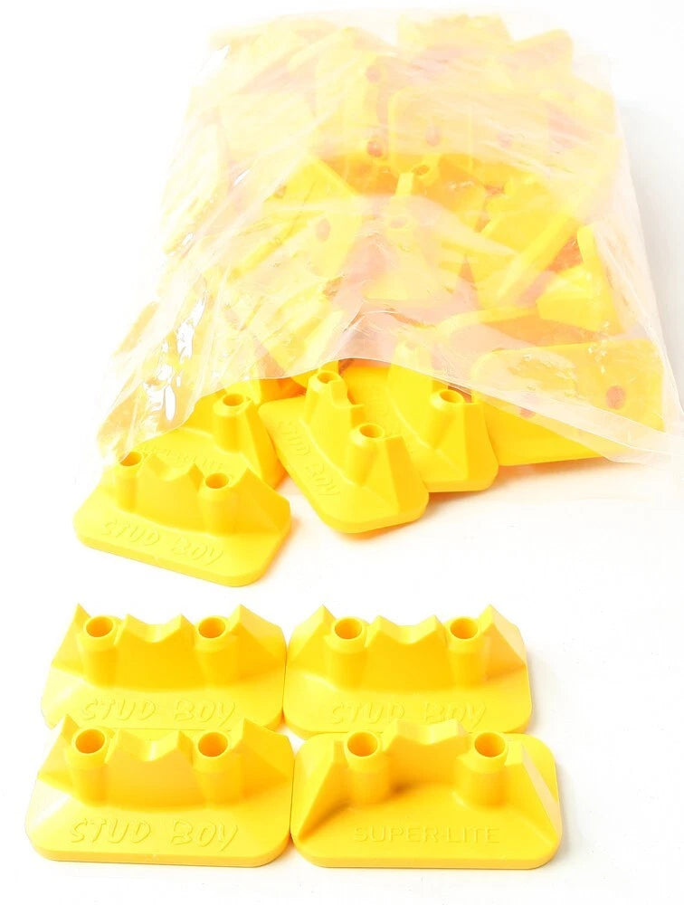48 Pack Stud Boy Double Backer Plates for Single Ply - 2522-P2-YEL