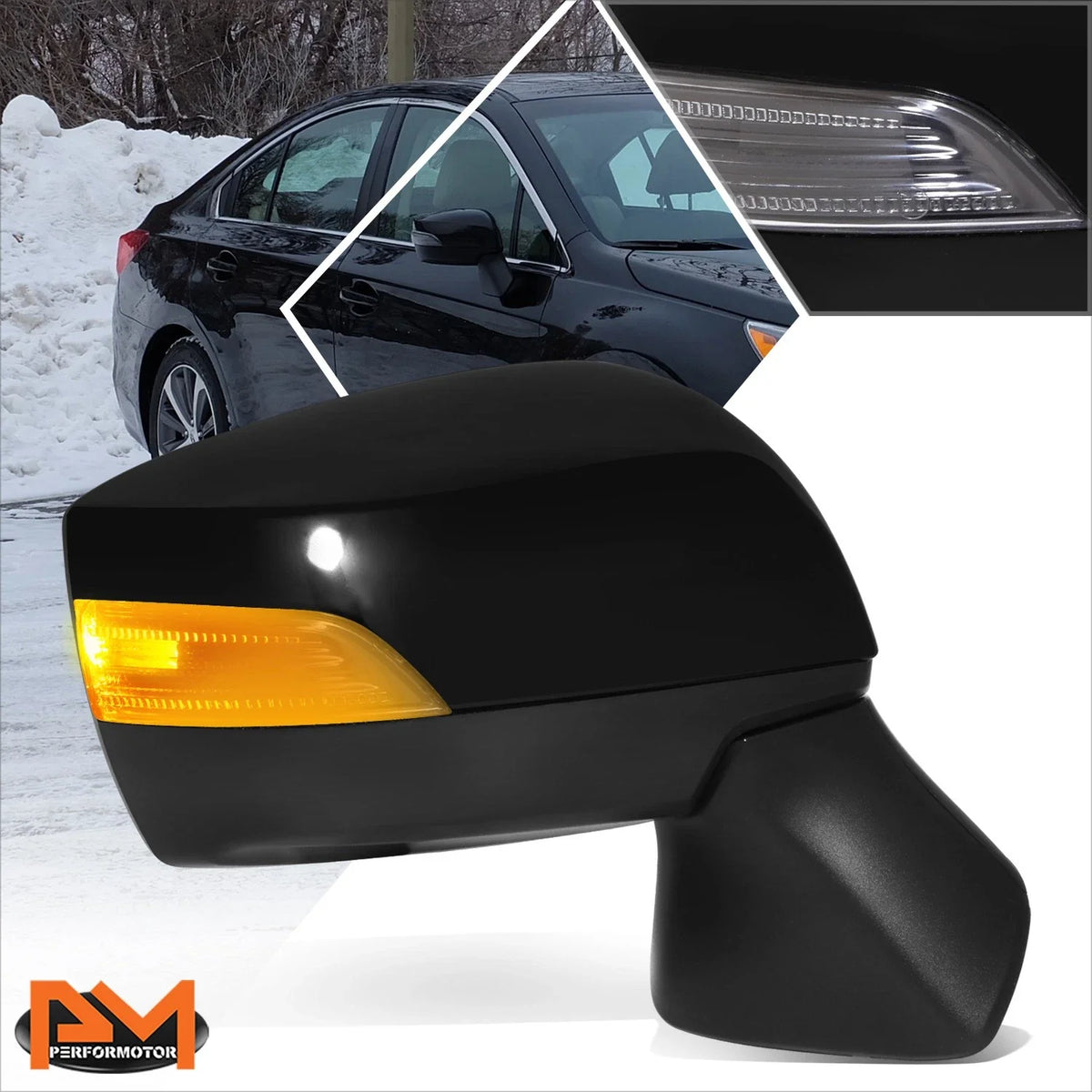 Power Heated Signal Side Mirror Right for Subaru Legacy Outback (2015–2017)