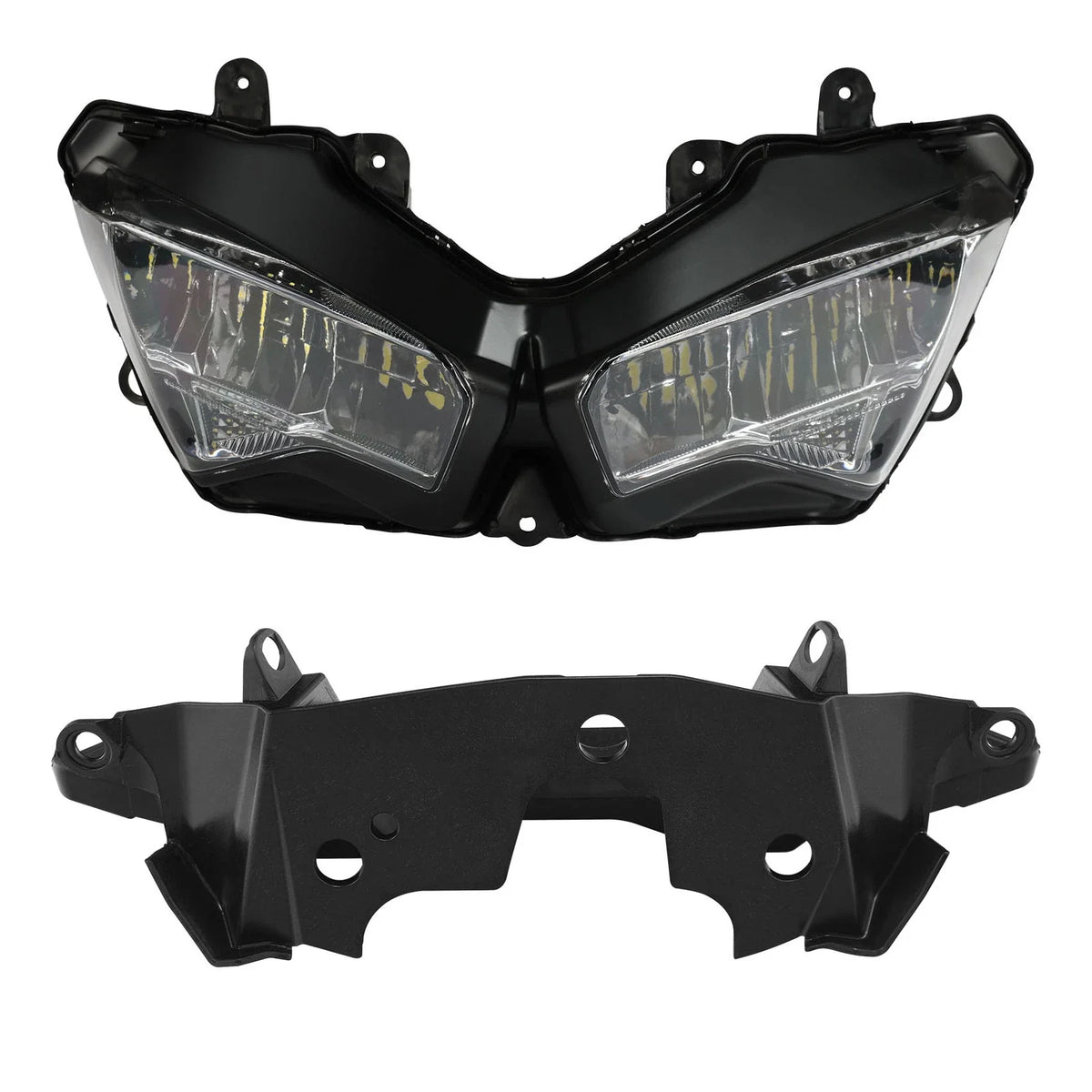 Front Headlight Assembly Stay Fairing Bracket for Kawasaki Ninja ZX6R (2019–2023)