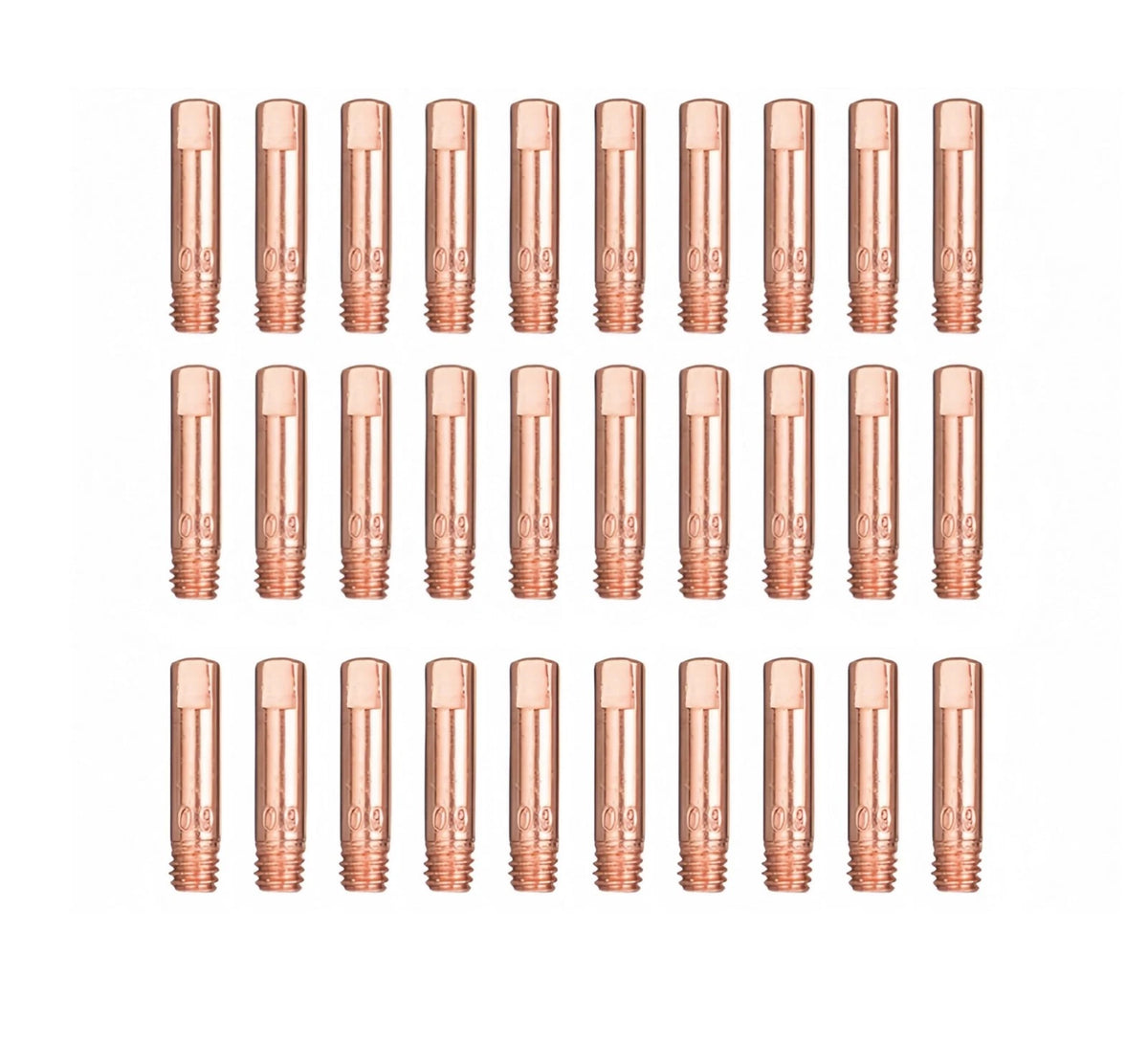 30 Pack .030" Copper Contact Tips for MIG Welder Gun Torch