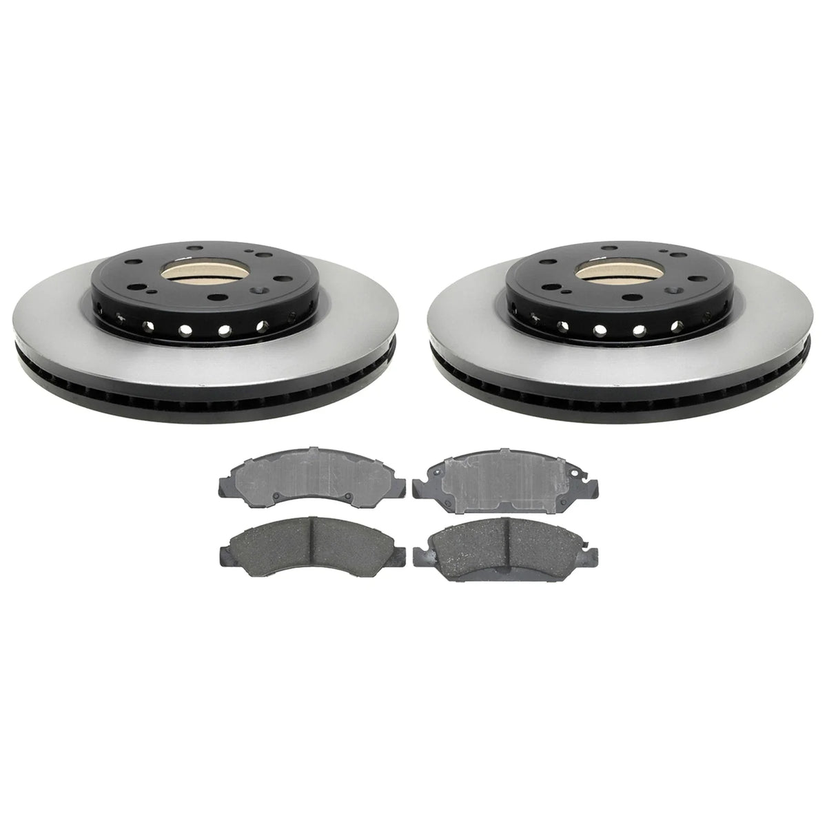 ACDelco Gold Front Brake Kit 330mm Disc Rotors Pads for Tahoe Yukon (2007–2014)