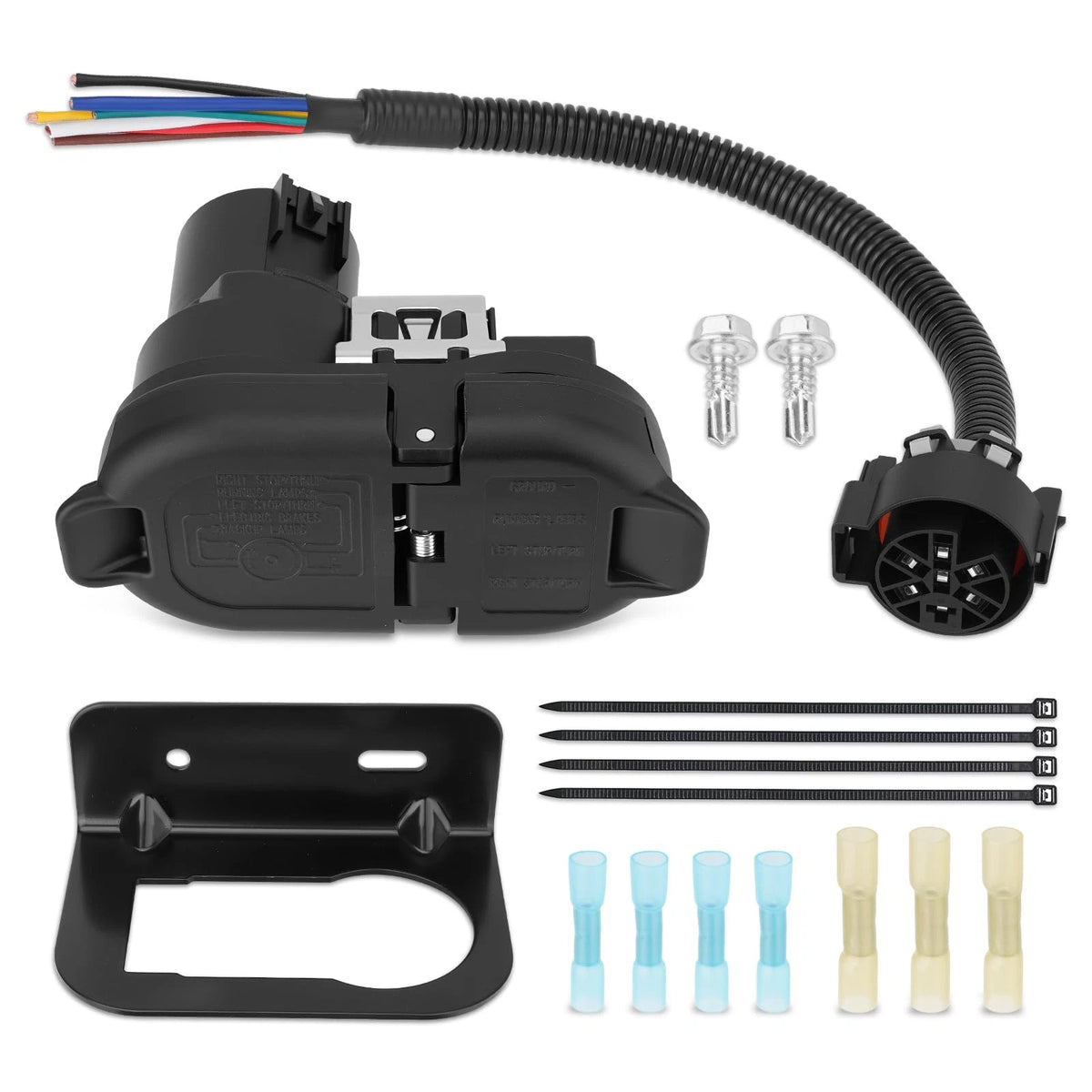 7-Way Trailer Wiring Harness Connector for USCAR Socket (TCWHA472P)
