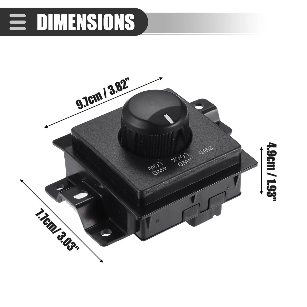 Four Wheel Drive Selector Switch for Dodge Dakota (2005–2010) No. 68021674AB