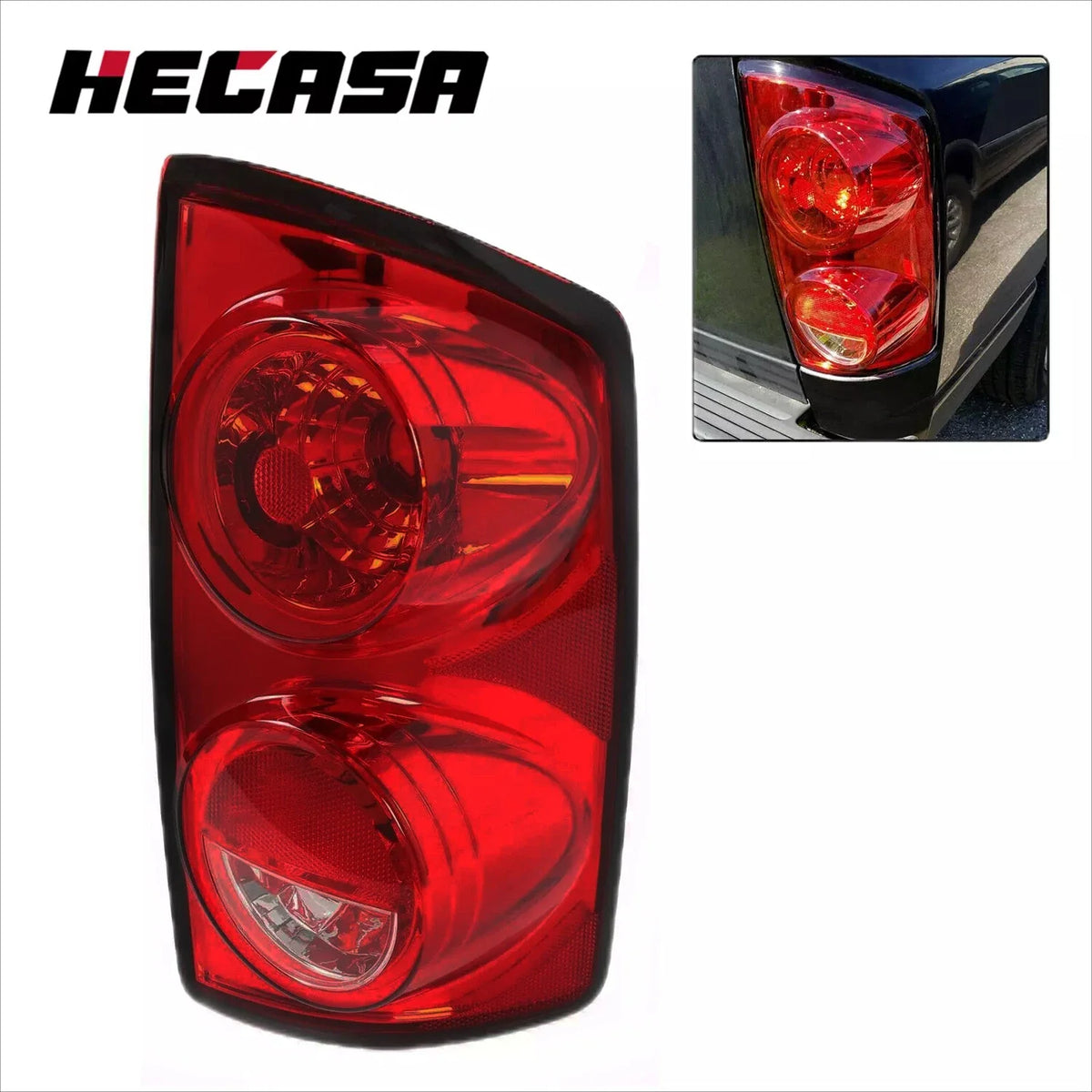 Tail Light Lamp Right Passenger Side for Dodge Ram 1500 2500 3500 (2007–2009)