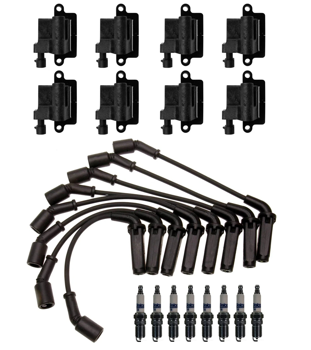 Ignition Wires & Coils Set for Chevrolet GMC 8.1L V8 (2001–2006)