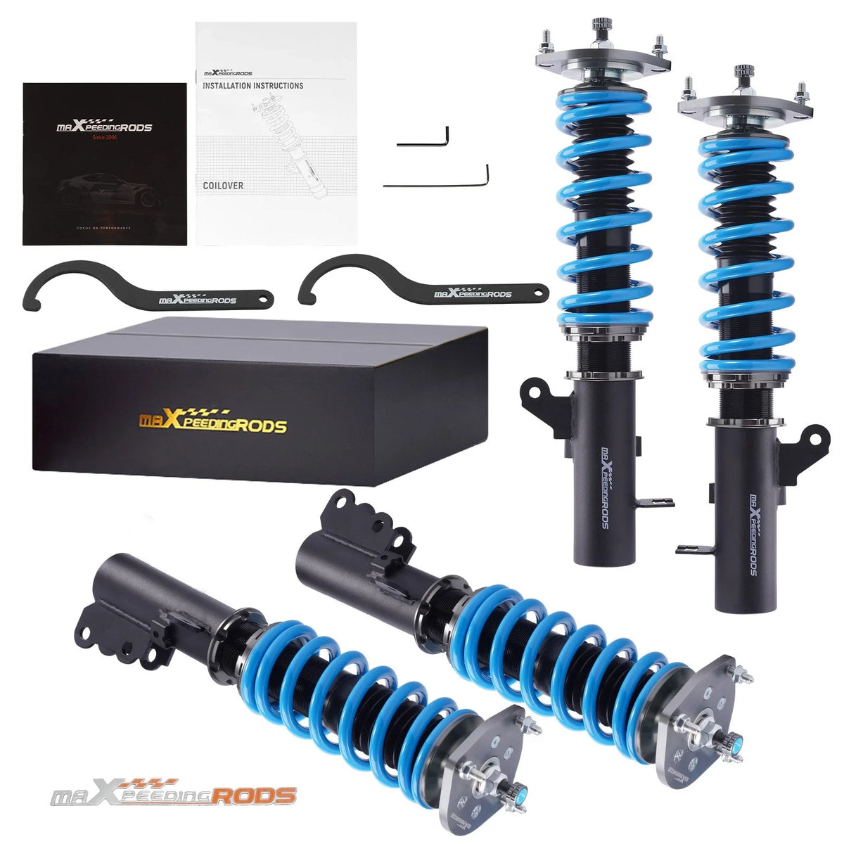 Adjustable Damping Racing Coilovers for Hyundai Tiburon (2003–2008)