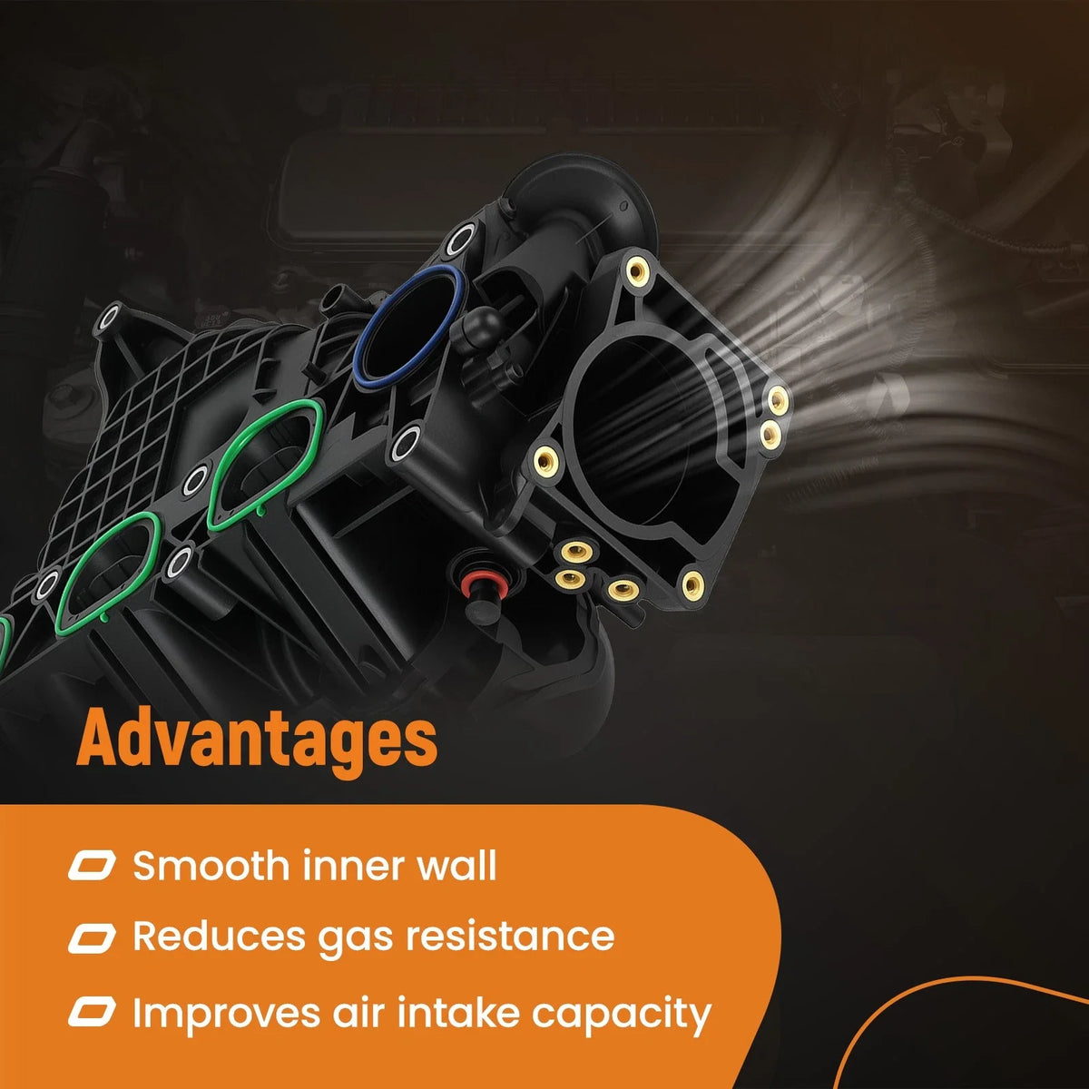 Intake Manifold for Ford Focus 2.3L (2005–2007) Fusion Mercury Milan (2006–2009)