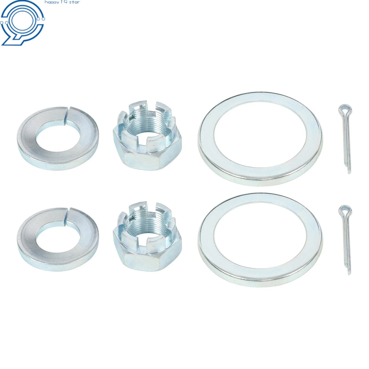 Pair Front Steering Knuckles & Wheel Hub Bearings for Hyundai Sonata (2011–2013)