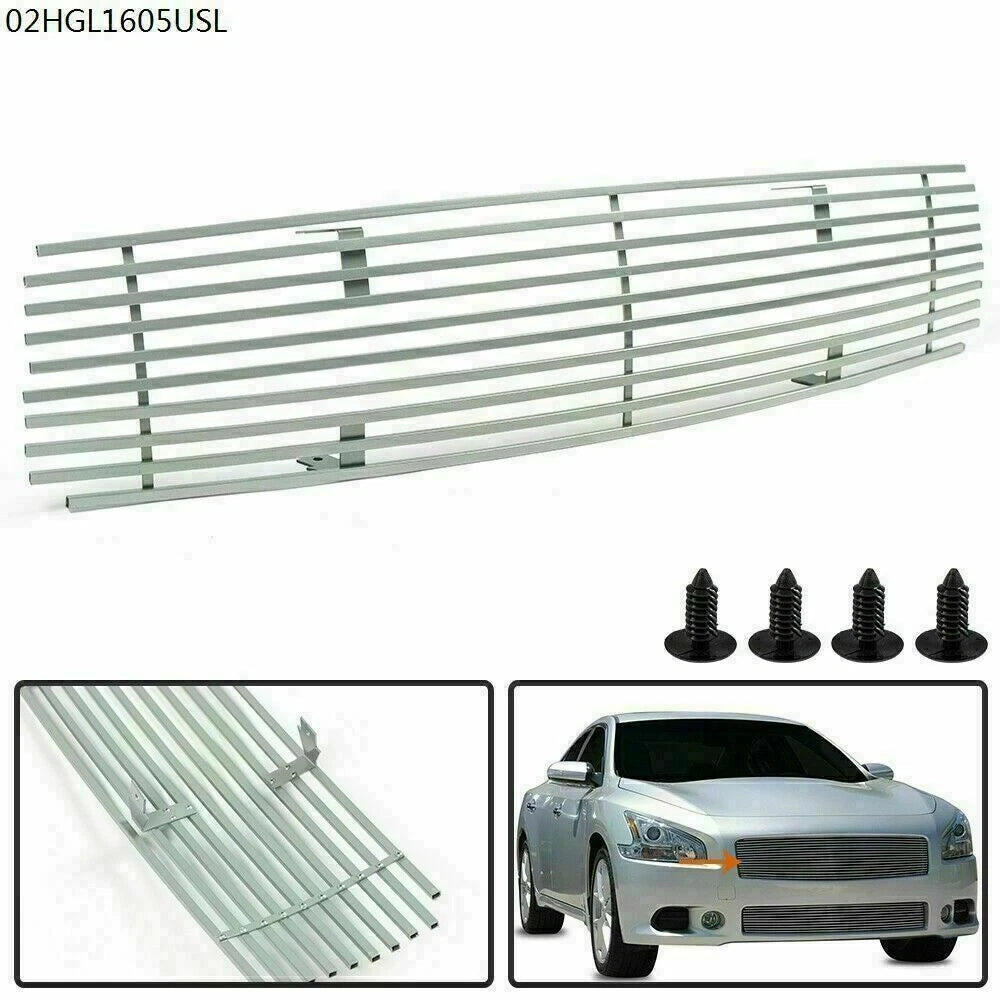 Chrome Billet Grille Insert for Nissan Maxima (2009–2014) J-02HGL1605USL