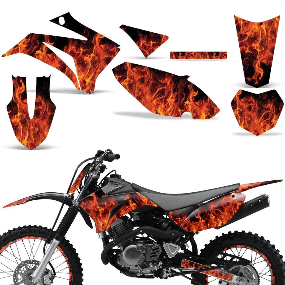 Graphic Stickers +#PLT/RIM Decals for Yamaha TTR125 (2008–2018)