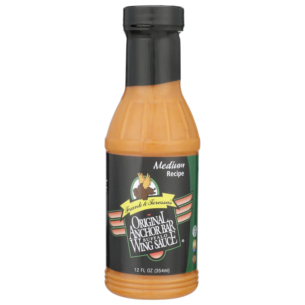 Anchor Bar Original Buffalo Wing Sauce for Medium Recipe (12 Fl Oz)