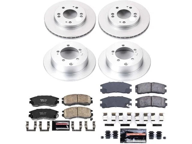 Brake Pad and Rotor Kit for Mitsubishi Eclipse (1994–1999) 41341YWKW