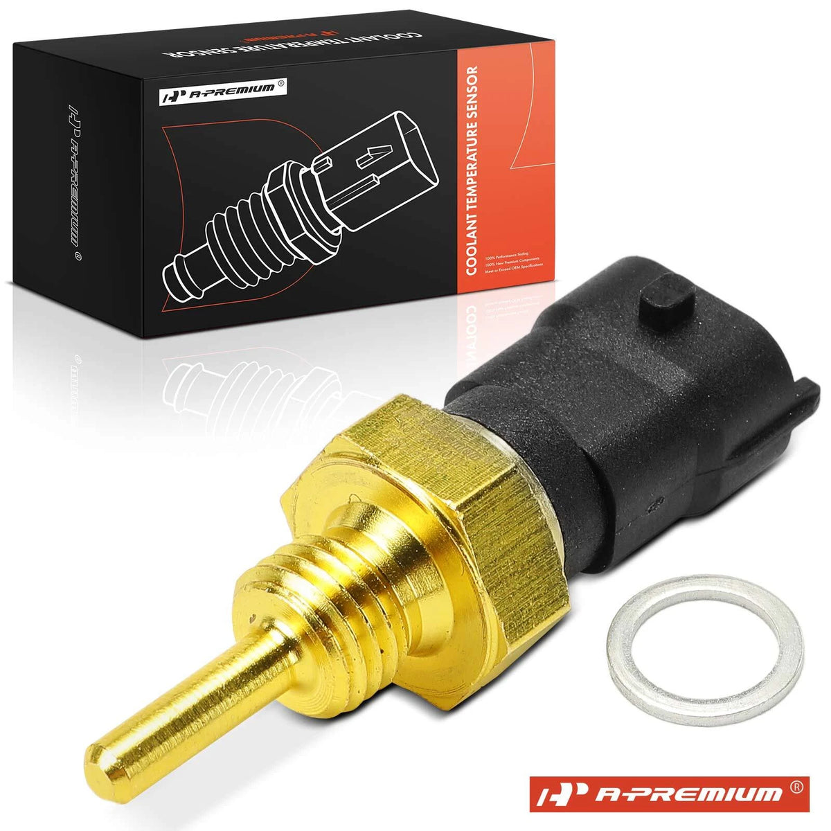 Engine Coolant Temperature Sensor for Jeep Cherokee (2014–2020) 68101520AA, 68122824AA, 009309271, 2CTS0256, TX343