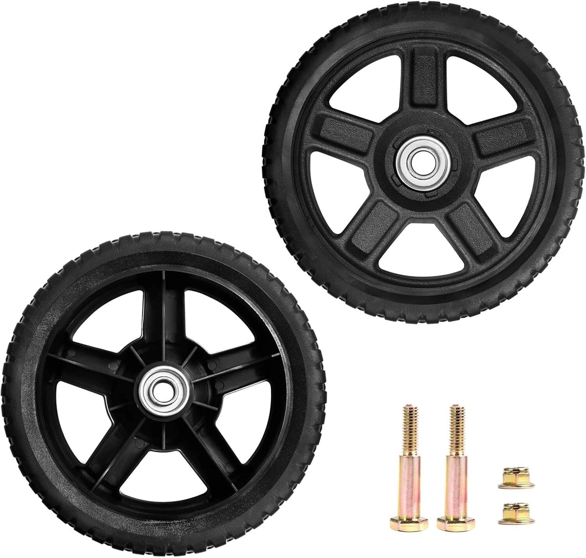7 Inch Push Mower Wheels for Lawn Mower (No Part Numbers Supplied)
