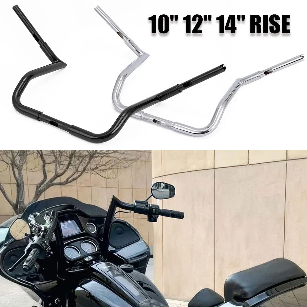 Meathook Ape Hanger Handlebar for Harley Touring Electra Glide (1986–2023)