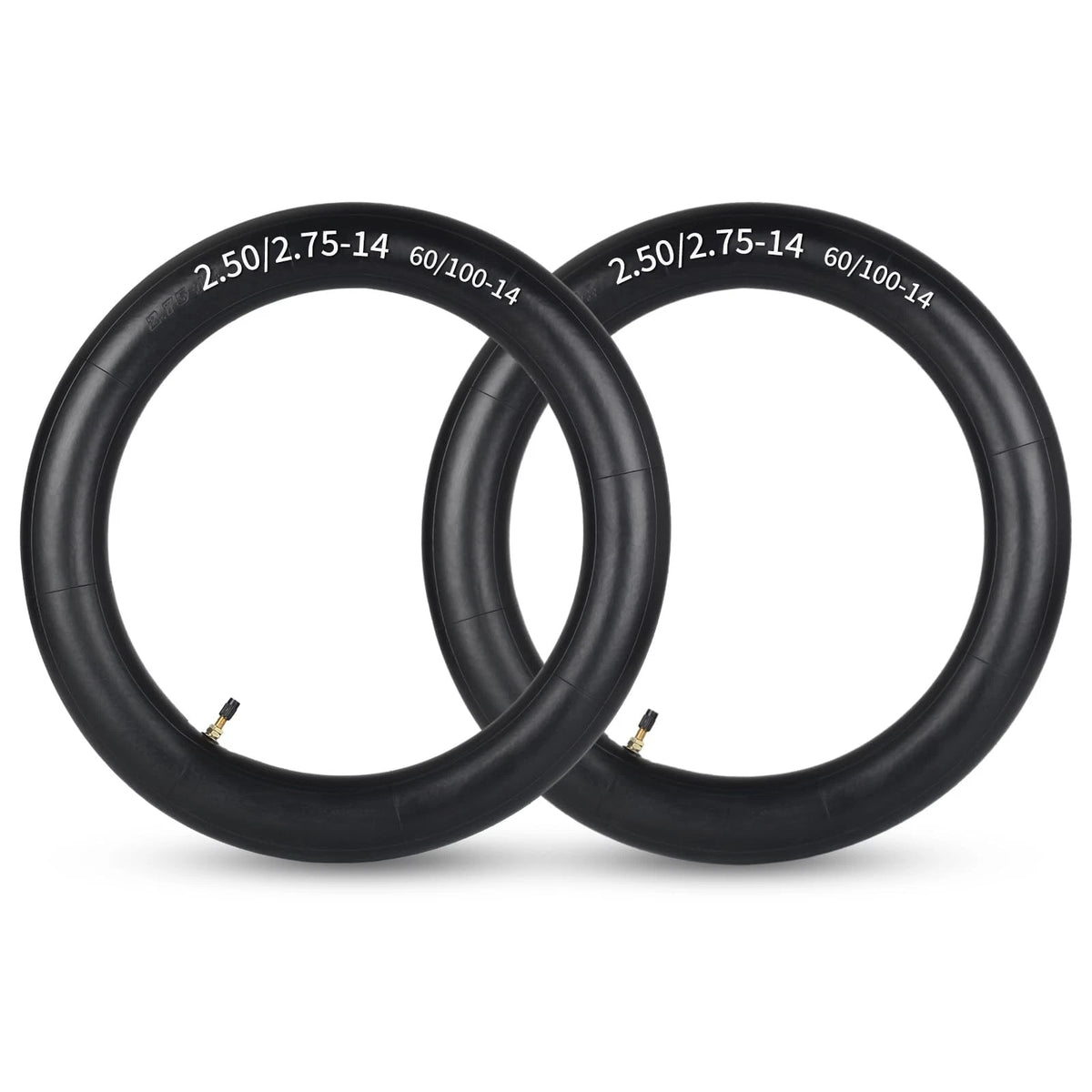 Set of 2 Heavy-Duty 14 Inch Dirt Bike Inner Tubes TR4 Valve