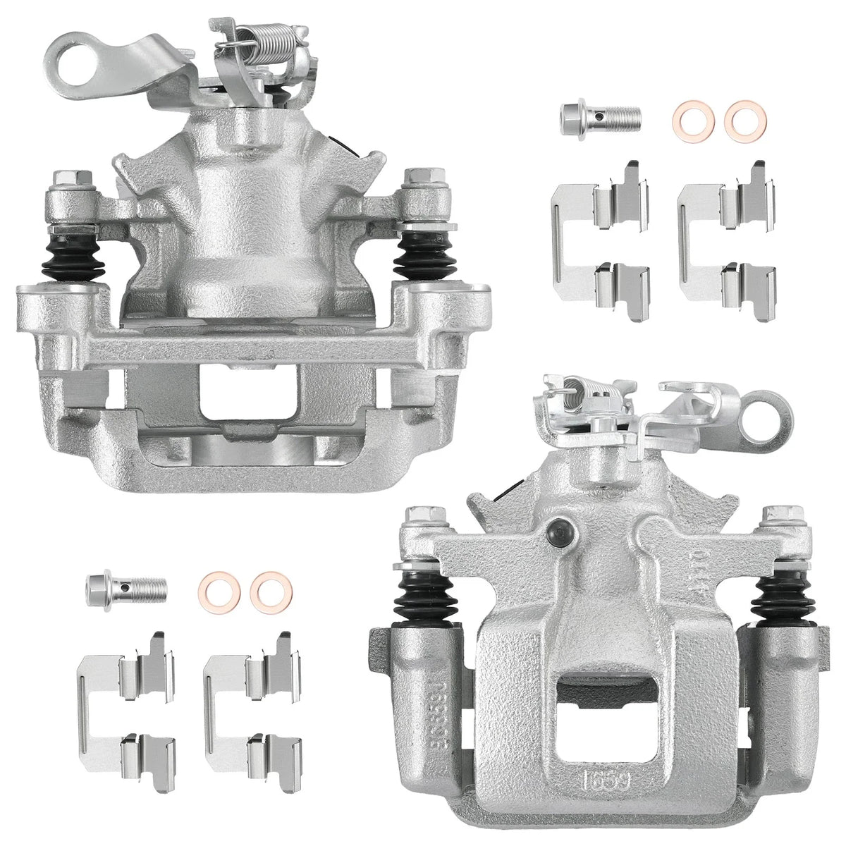 2PC Rear Brake Caliper with Bracket for Mitsubishi Outlander Sport RVR (2013–2018)