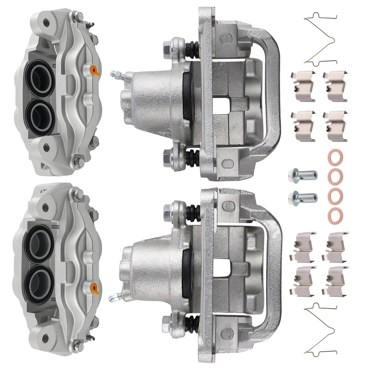 Front Rear Brake Calipers Kit for Toyota Sequoia (2008–2016) 19-B3276
