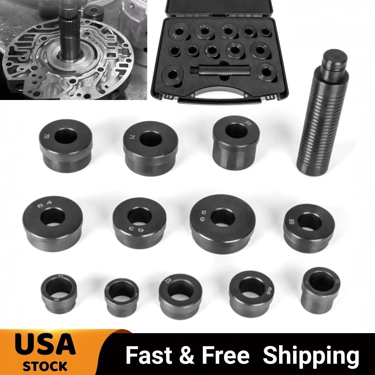 13-Pc Bushing Driver Tools Kit for GM 700-R4 4L60 4L65E 4L60E (T-0220-700R4)