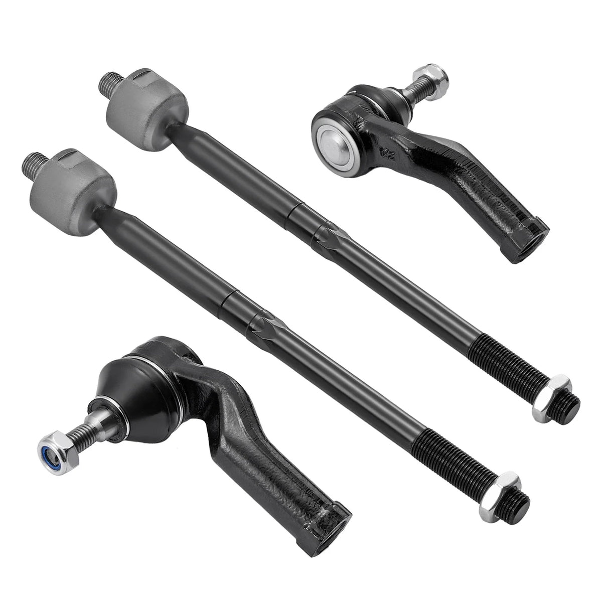 Set of 4 Tie Rod Ends for Ford Focus (2012–2018) 2.0L, Escape, C-Max