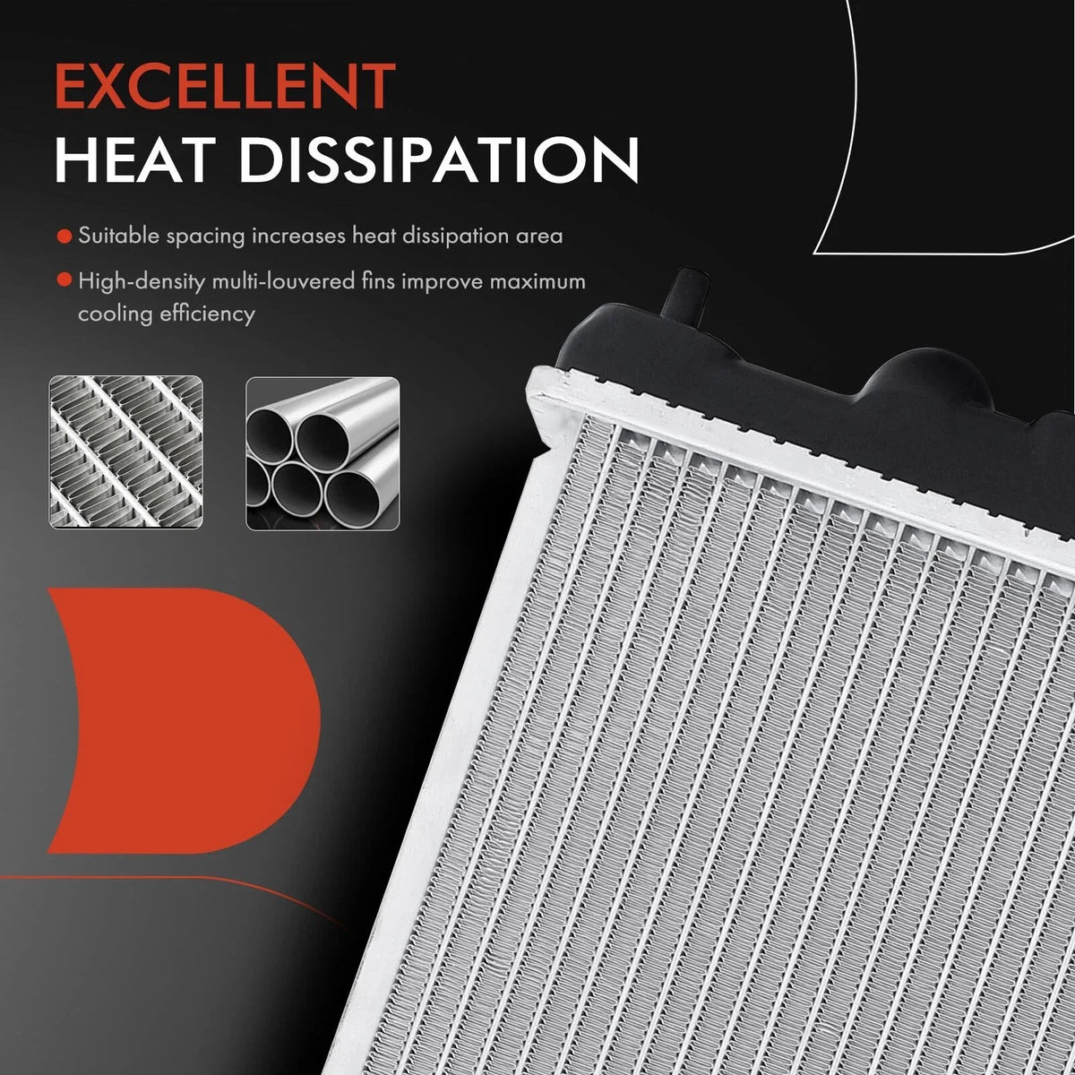 Radiator with Trans Oil Cooler for Nissan Altima Maxima (2002–2006)