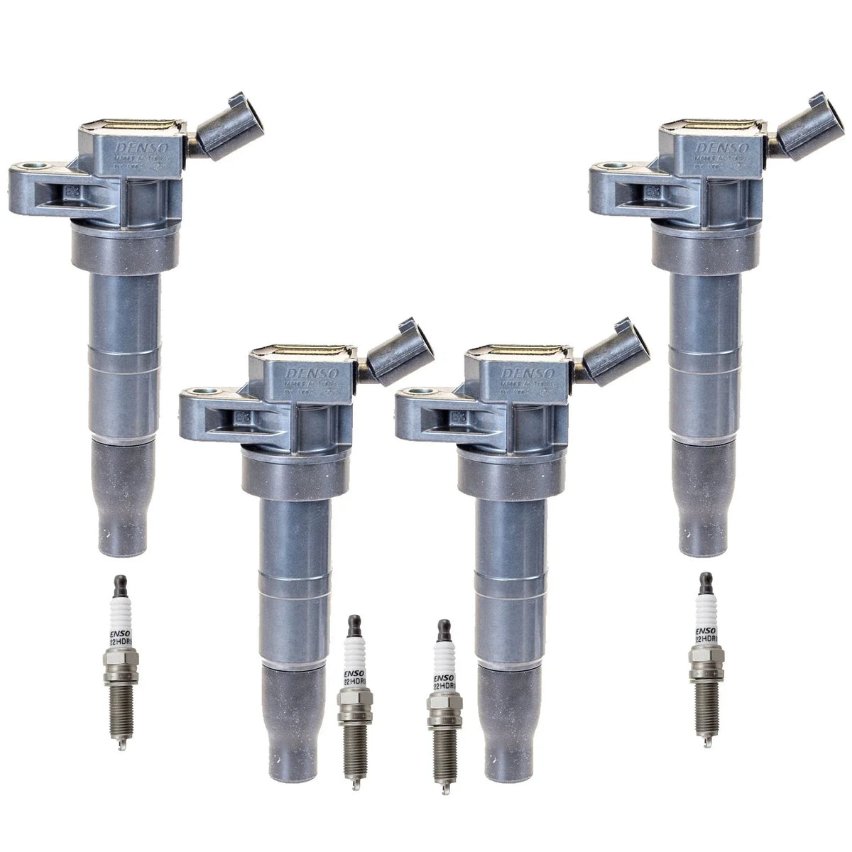 Set of 4 Ignition Coils & Nickel Spark Plugs for Optima Sonata (2011–2020)