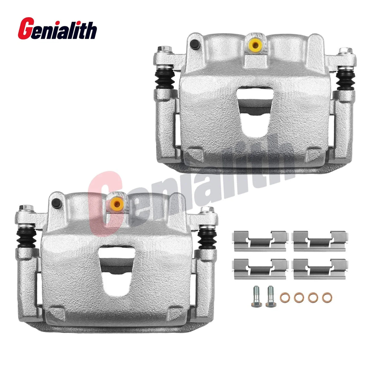 2X Front Brake Caliper w/Bracket for Jeep Grand Cherokee WK (2005–2010)