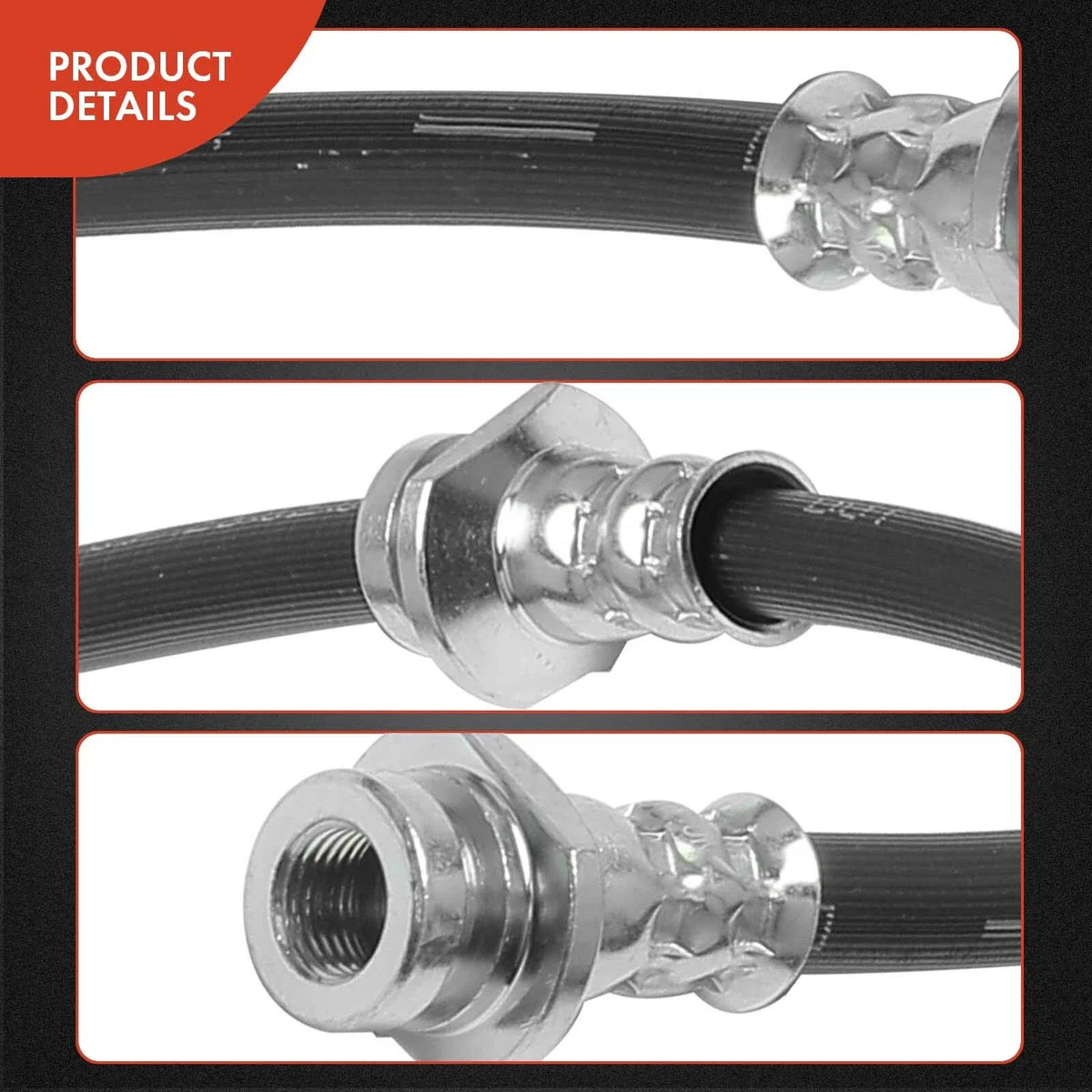 Front LH Brake Hydraulic Hose for Nissan 200SX, Sentra (1995–1999)